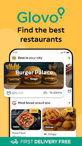 Скриншот 2 — Glovo: Food & Grocery Delivery - Apps on Google Play