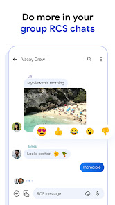 Скриншот 1 — Google Messages - Apps on Google Play